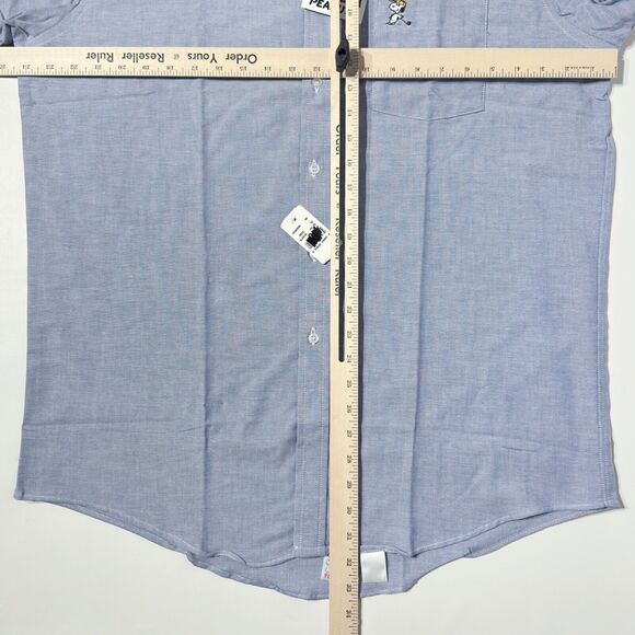 VTG NWT Peanuts Snoopy Golf Long Sleeve Button Shirt Made in USA Men 16 32/33 - Picture 11 of 13